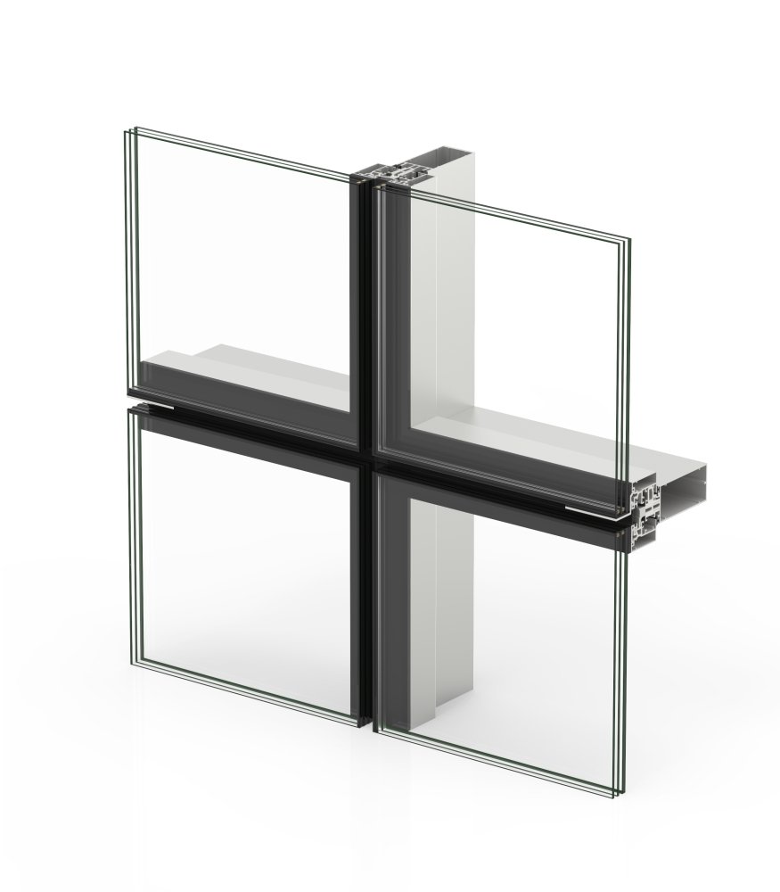 Verre structurel VEC façade