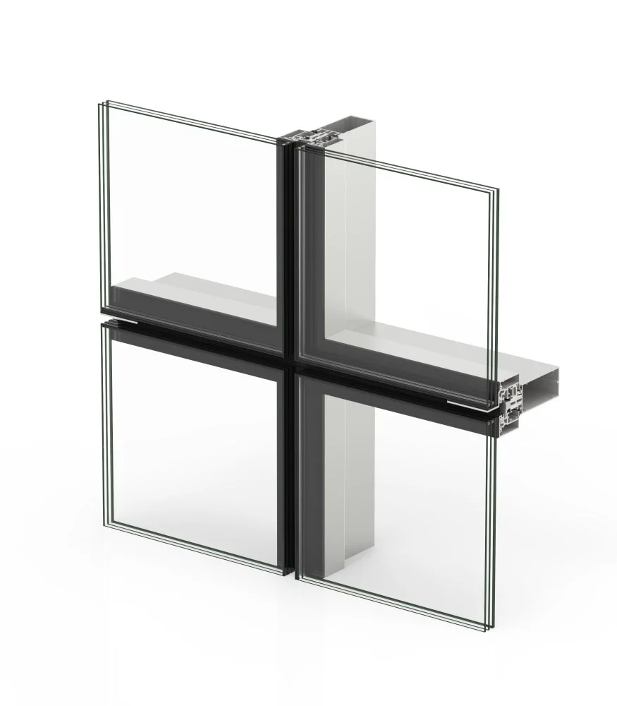 Verre structurel VEC façade